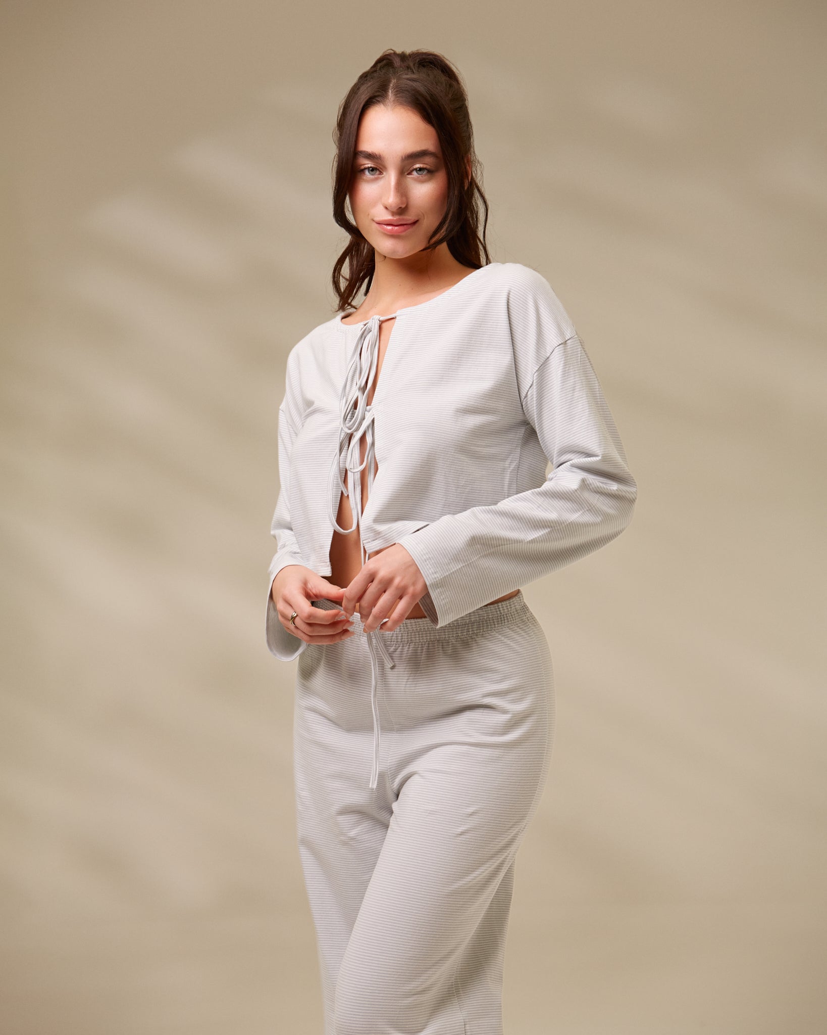 Blue Stripe Lounge Set